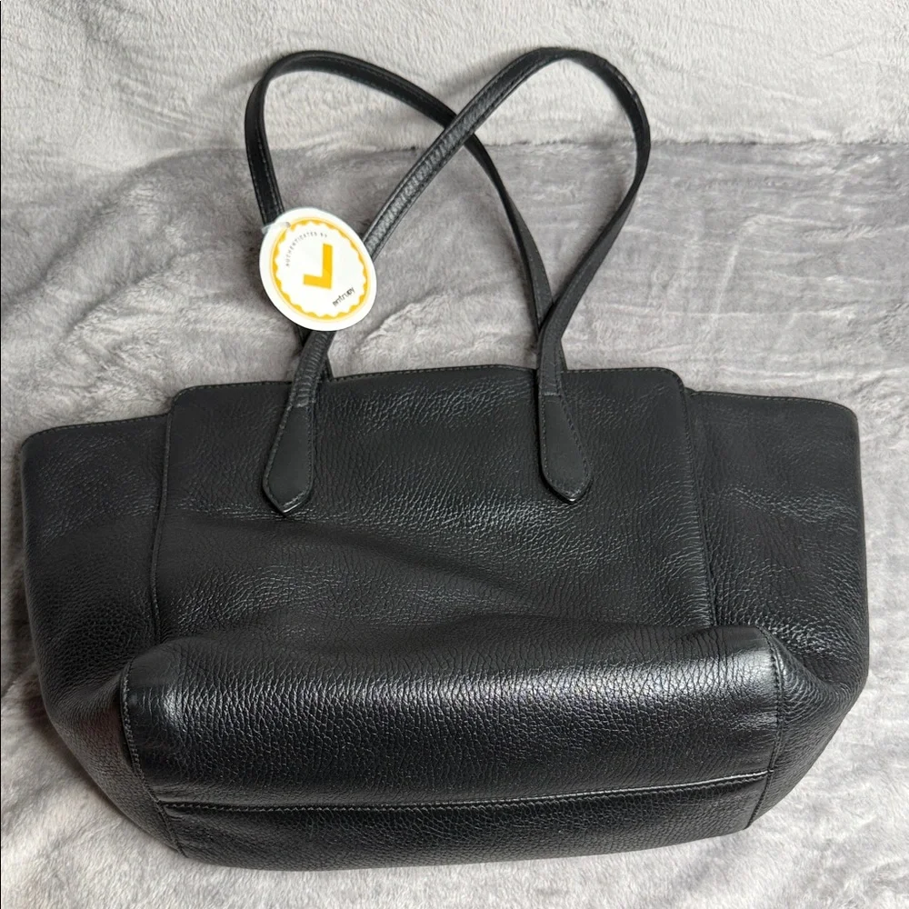 Gucci Black Pebbled Leather Tote - Picture 4 of 8